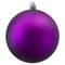 12ct. 4" Matte Purple Shatterproof Christmas Ball Ornaments